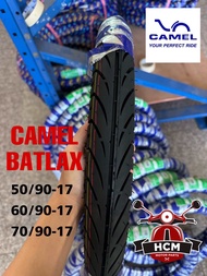 ยางนอก 200-17 / 225-17 / 250-17 / 50/90-17 / 60/90-17 / 70/90-17 CAMEL ลาย BATLAX แบทแลค ยางนอกขอบ 1