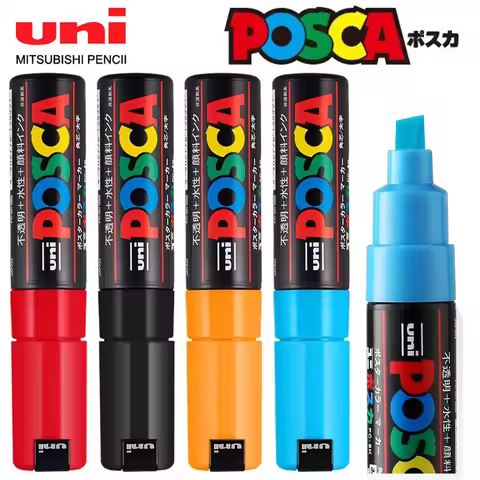 UNI POSCA Marker Pen PC-8K POP Advertising Poster Graffiti Pen 8mm Manga Painting Hand-painted Perma