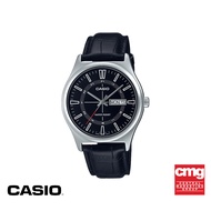 CASIO นาฬิกาข้อมือ CASIO รุ่น MTP-V006L-1CUDF สายหนัง สีดำ