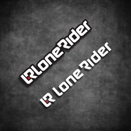 Yunchuang Car Sticker LoneRider French Production Motorcycle Equipment Brand Decorative Sticker Wate