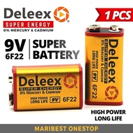 1PC 6F22 9V BATTERY FOR LY168 LONG BATTERY LIFE 0% MERCURY CARBON SQUARE BATTERY