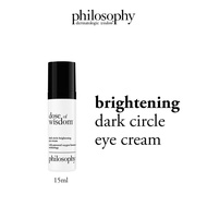 Philosophy dose of wisdom dark circle brightening eye cream 15ml (0.5oz)
