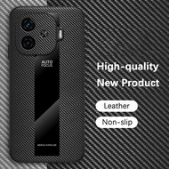 Casing for vivo iQOO Neo 10R 5G iQ00 iQOONeo10R I2221 Phone Case Leather Acrylic Carbon Fiber Soft S