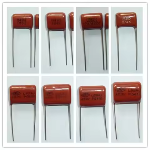 10Pcs CBB Capacitor 400V 103~475 10nF~4.7uF Metallized Polypropylene Film Capacitor 31 Values Availa