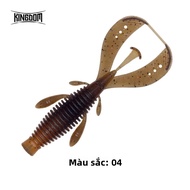 Vương Quốc 10 Chiếc Mồi Câu Cá Mềm Bộ 1.8G 3G 63 Mm 76 Mm Nổi Nhân Tạo Con Sâu Dụ Cho Bass Pike Swim