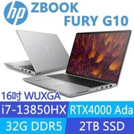 HP ZBook Fury G10/RTX4000 Ada/i7-13850HX/32G/2TB SSD