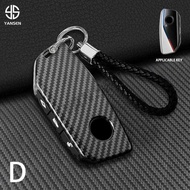 Carbon Fiber ABS Case Cover For i5 i7 iX X6 X7 XM Key Accessories