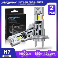 Lampu Kereta LED XSTORM H7 150w 40000LM Dengan Lampu Turbo Kipas H7 LED Headlight 6500K 12V Tanpa Ra