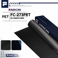ROLL 50CM Sticker FANCHI FC-273PET FC273 PET Carbon 6D Carbon Fiber PET 50CM ROLL