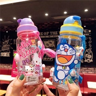 Cartoon Kitty Doraemon Thomas Pony Unicorn Frozen Tsum Tsum Tayo Cars Portable Children Straw Water 