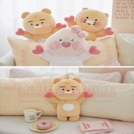 KAKAO FRIENDS Heart Hooray Hurrah Plush Toy Stuffed Pillow Doll Gift - Ryan Apeach Choonsik