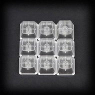 Max keyboard Translucent Cherry MX Keycap Set for ESC, W,A,S,D or E,S,D,F and Arrow Keys (Clear Tran