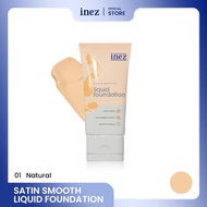 inez satin smooth liquid foundantion#inez alas bedak# inez foundantion