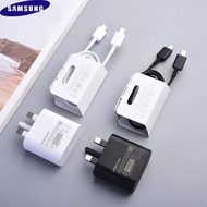 Original Samsung 25W UK Adaptive Fast Charger 2.0 1M USB Type C To Type C Cable For Galaxy A15 A25 A