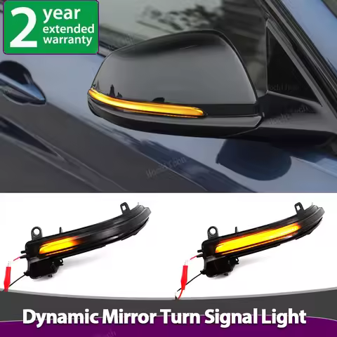 For BMW X1 F48 F49 X2 F39 F40 F45 F46 LED Side Mirror Dynamic Turn Signal Sequential Light