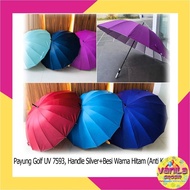 (1Pcs) UV Golf Umbrella, Colorful Umbrella, Rain Umbrella, Anti-UV Umbrella
