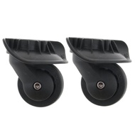 [szluzhen3gv] 1 Pair Universal Swivel Luggage Suitcase Wheel Replacement Caster A52-Size L