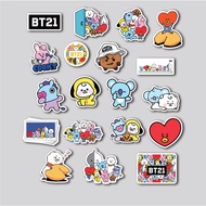 BT21 BTS STICKER PACK | TUMBLER STICKER | LAPTOP Stickers for Suitcases and Helmets