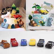 6pcs McQueen Cars Toy Cake Topper for decoration