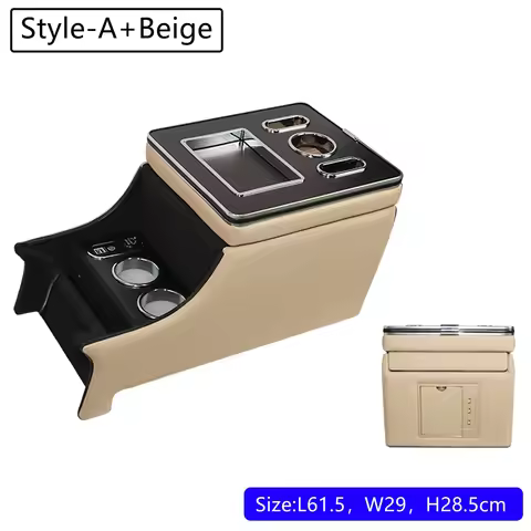 For Mercedes Benz Vito Center Console Box Side Light Wireless Charging Dedicated for Benz Vito Armre