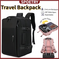 SG 70L Travel Backpack Expandable Waterproof Camping With USB Port Laptop Large Capacity  Backpack T