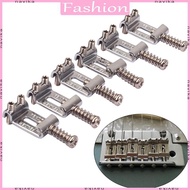 NAV 6 Sets Guitar Tremolo Saddles Bridge Roller Saddles with Spring Screws Saddles
