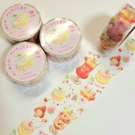 草莓熊甜點 和紙膠帶