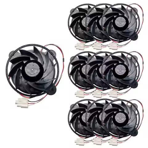 10x 12035GE-12M-YT Refrigerator Cooling Fan Motor for Sam-Sung Hai-er 3-Wire Refrigerator Evaporator