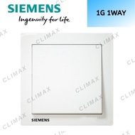 SIEMENS DELTA RELFA 1G 1WAY/1G 2WAY SWITCH - WHITE