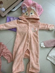 迪士尼 linabell嬰兒連身衣