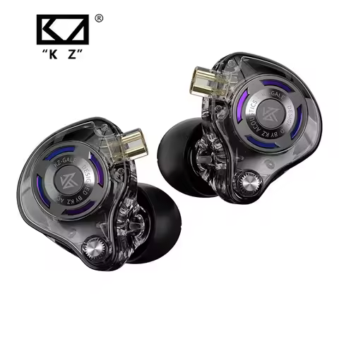 KZ Gale In-Ear Gaming Earphones E-sports Bass HiFi IEM Metal Earbuds for Video Game Stage Live Sound