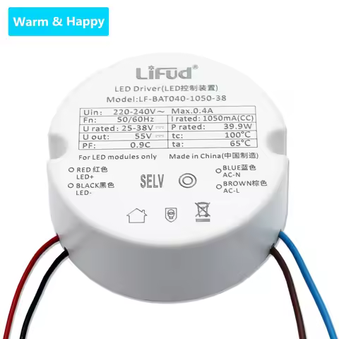 LED Dimming Driver high-quality Lifud 10W 12W 18W 20W 24W 28W 30W 39.9W LED Power Supply DC25-40V Fo