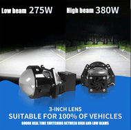 380W 90000LM 3 "Bi โปรเจ็คเตอร์ LED เลนส์เลเซอร์ G5 3R หลอดไฟ Led ไฟหน้ารถดัดแปลงโคมไฟอัตโนมัติเลนส์