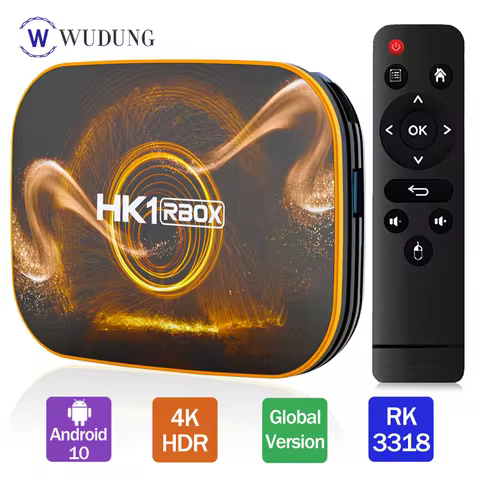 HK1 RBOX R1 Smart TV Box Android 10 4GB 64GB Rockchip RK3318 USB3.0 VS HK1 H96 Max TV box only No ap