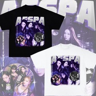 New In Kpop Aespa Women's Team T-shirt Vintage