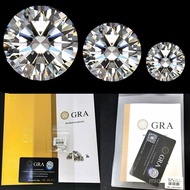 1.0Ct 6.5Mm Moissanite Gemstone Round Cut D Color VVS1 Lab Grown Diamond For Jewelry Making With Rep