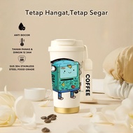Tumbler BMO Adventure Time Cartoon | 500ml SUS 304 | 100% Leak-Proof | Heat & Cold Resistant 12 Hour