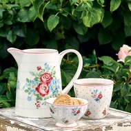 【2件7折】丹麥GreenGate Henrietta white 水瓶 / 茶壺 / 拿鐵杯