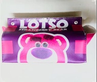 帳號內物品可併單限時大特價   迪士尼Disney玩具總動員Toy Story Lotso Hand warmer超可愛熊抱哥塑膠皮革Tissue box面紙盒草莓熊Lots-O'-Huggin' Bear肥仔