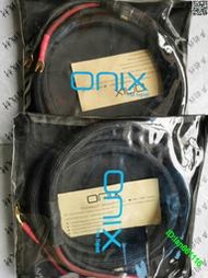 【經典老款】英國歐尼士Onix STATEMENT 零號天王旗艦級喇叭線 保真成色如圖 線長2.5米一對 原廠