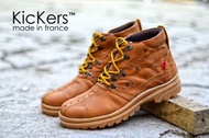 SEPATU KICKERS BOOTS MONSTER SAFETY TAN #ORIGINAL PREMIUM