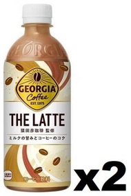 F17115 可口可樂 GEORGIA 拿鐵咖啡 500ml x (2支裝)