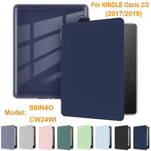 For Kindle Oasis 3/2 Smart Cover S8IN4O Protective Shell 7 inch e-Reader Case Auto Wake/Sleep Folio 
