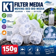 K1 Filter Media 150g Moving Bed Bio Media Aquarium Pond Sump DIY Filter