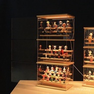 Box Box Hand-Made Acrylic Storage Box Lamp Doll led Table Shelf Transparent Surface with Blind Solid