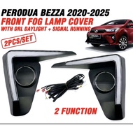 Perodua Bezza 2020 2025 Front Bumper DRL Daylight With Cover+Running Signal