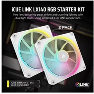 CORSAIR iCUE LINK LX140 RGB 140mm PWM Fan Expansion - White