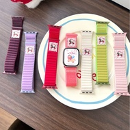Nylon Cute Strap Braided Band For Apple Watch Band 41mm 45mm 46mm 44mm