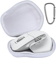 Lebakort Hard Case Compatible with Logitech MX Master 3S / MX Master 3 / MX Matser 2S Advanced Wireless Mouse (White Case)