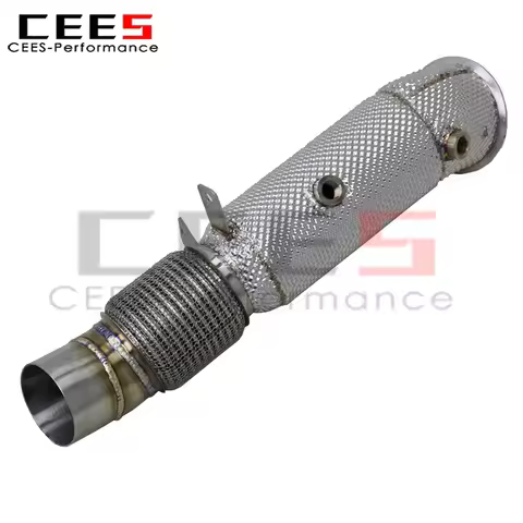 cees Downpipe Exhaust Header for BMW X5/X6 F15/F16 2014-2019 Stainless Steel Without Catalyst Free F